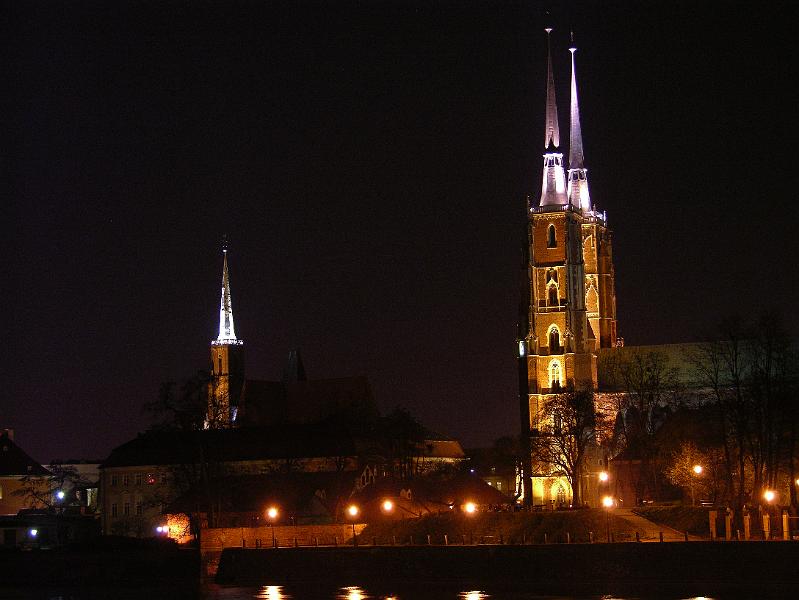 DSCN2176.JPG - Wrocław - widok na Ostrów Tumski.